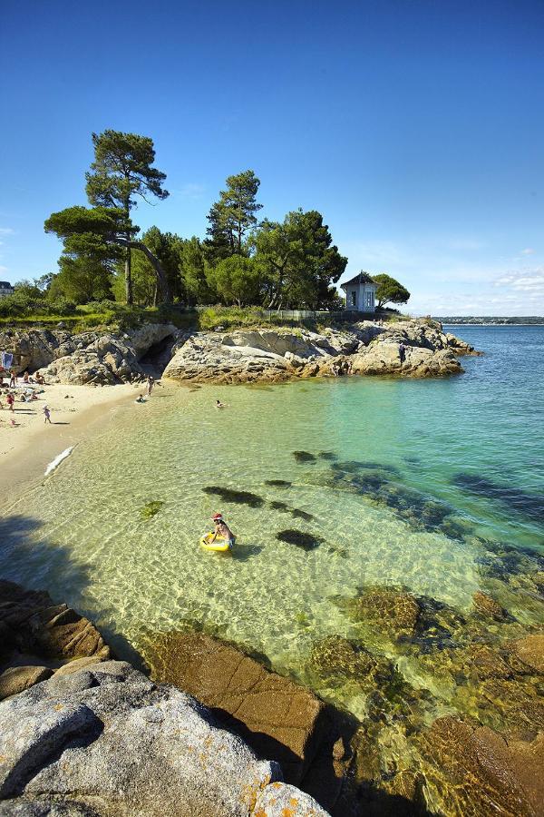 Les Temps Heureux Proche Du Centre Et Plages Quimper Exterior foto